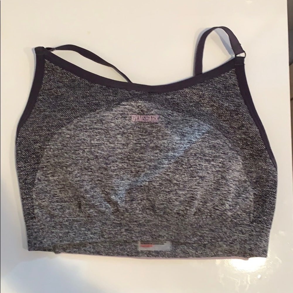 Gymshark flex grey sports bra nwt